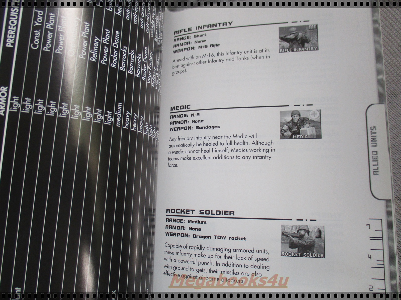 คู่มือเฉลยเกมส์ COMMAND & CONQUER RED ALERT FIELD MANUAL ฉบับภาษาอังกฤษ