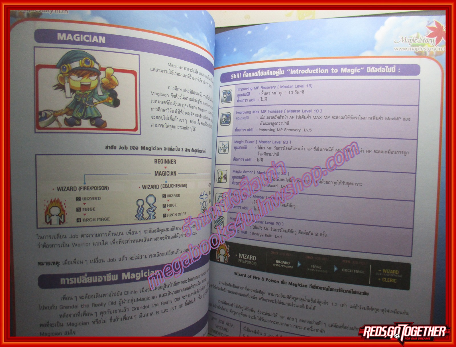 หนังสือคู่มือเฉลยเกมส์ MAPLE STORY