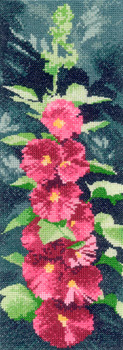 Heritage Crafts ชุดปัก Hollyhocks Panel