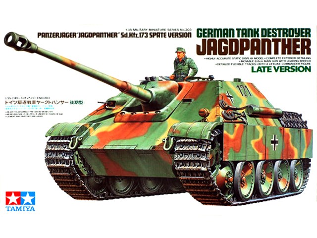 1/35 German Tank Destroyer Jagdpanther Sd Kfz 173 Late Version