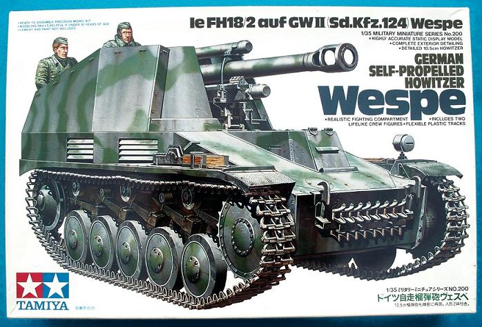 1/35 le FH18/2 auf GWII ( Sd.Kfz.124 ) Wespe German Self Propelled Howitzer