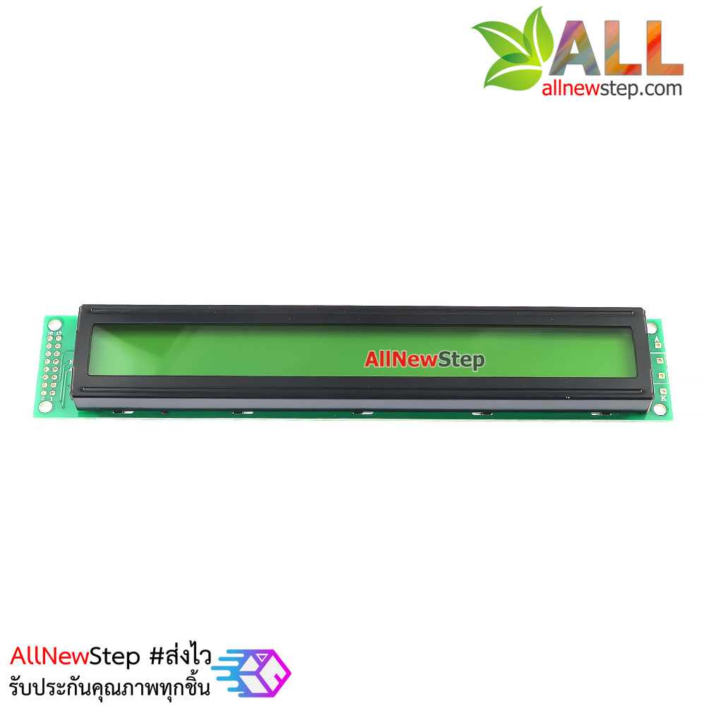 โมดูลจอ LCD 4002 lcd 40x2 ขนาด 40 ตัวอักษร 2 บรรทัด สีเหลือง ไฟเลี้ยง 5V