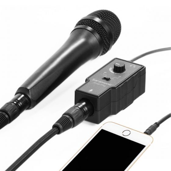 Saramonic SmartRig Audio Adapter with Sound Level Control for iPhone