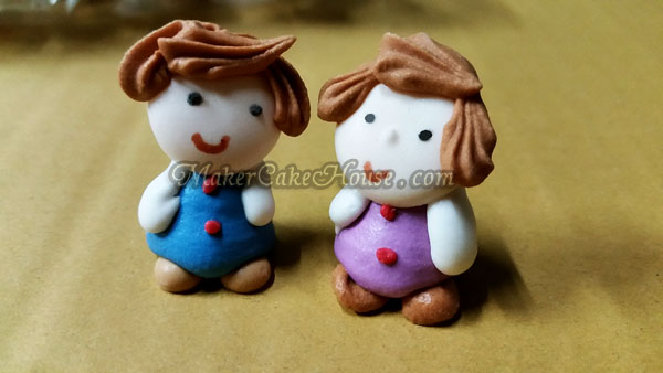 ตุ๊กตาไอซิ่งรูปเด็กผู้ชาย ผู้หญิง ( 20 ชิ้น )