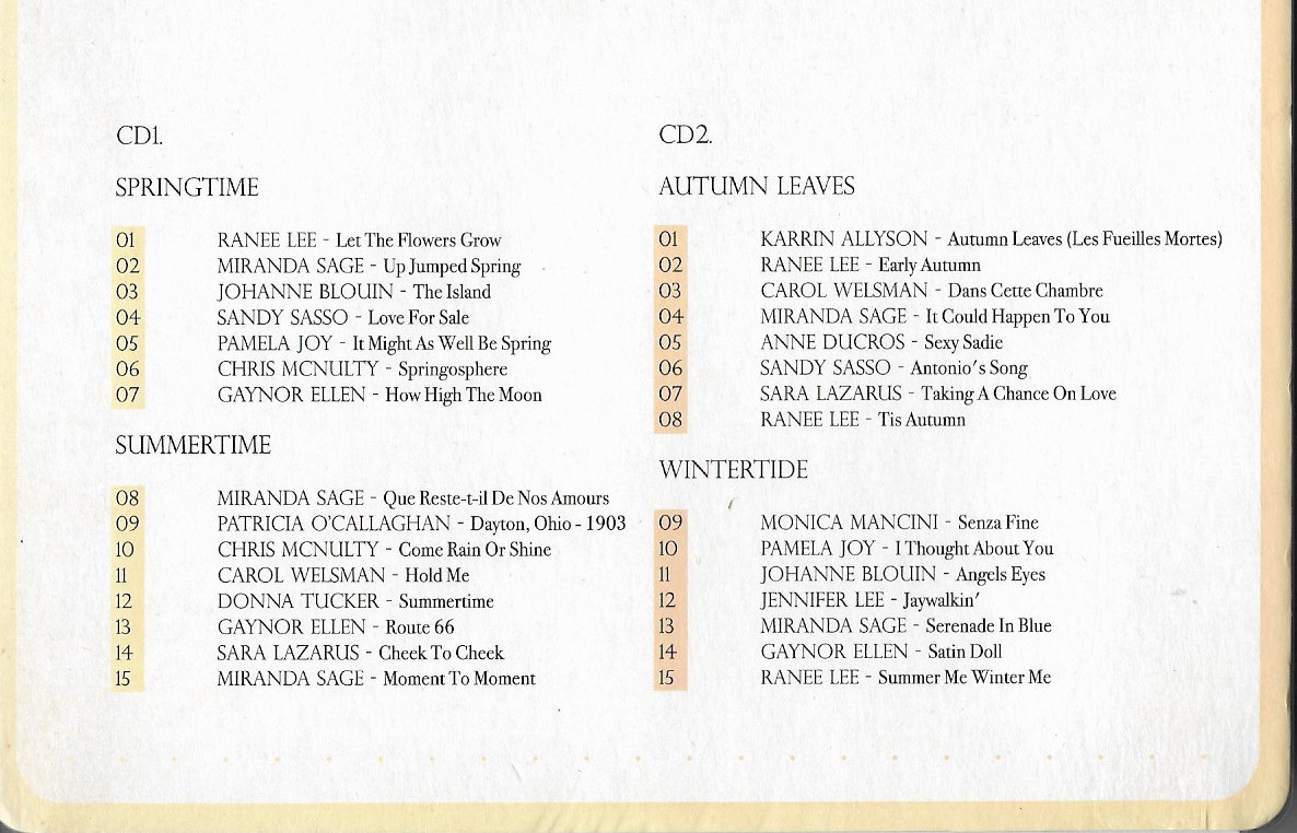 CD,Jazz For Seasons in Love(2CD)(Various Artists)(Taiwan)