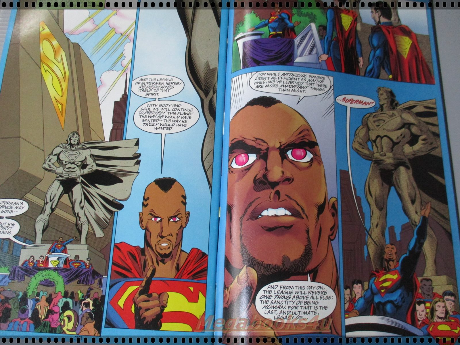 การ์ตูน DC comics การ์ตูนภาษาอังกฤษ ซุปเปอร์แมน SUPERMAN ฉบับที่ 008 ปี2539 ตอน THE LEAGUE OF SUPERMAN