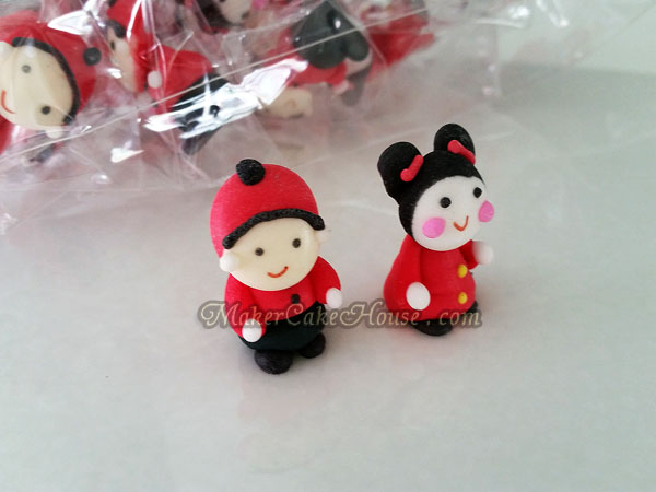 ตุ๊กตาไอซิ่งรูปอาตี๋ อาหมวย ( 20 ชิ้น )