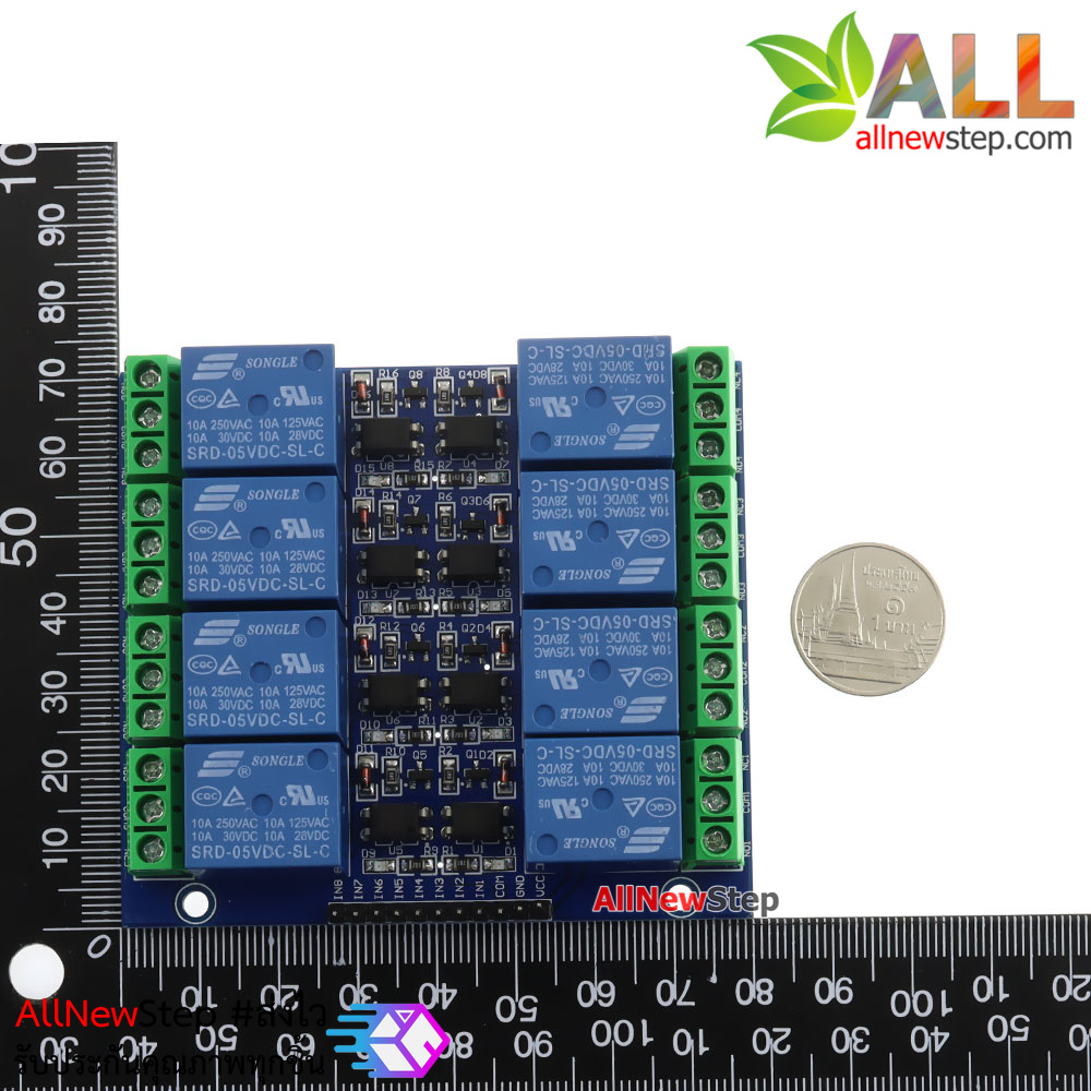 Relay 8 Channel Relay 10A Relay 5V Relay 8 ช่อง Module Board for Arduino Active Low
