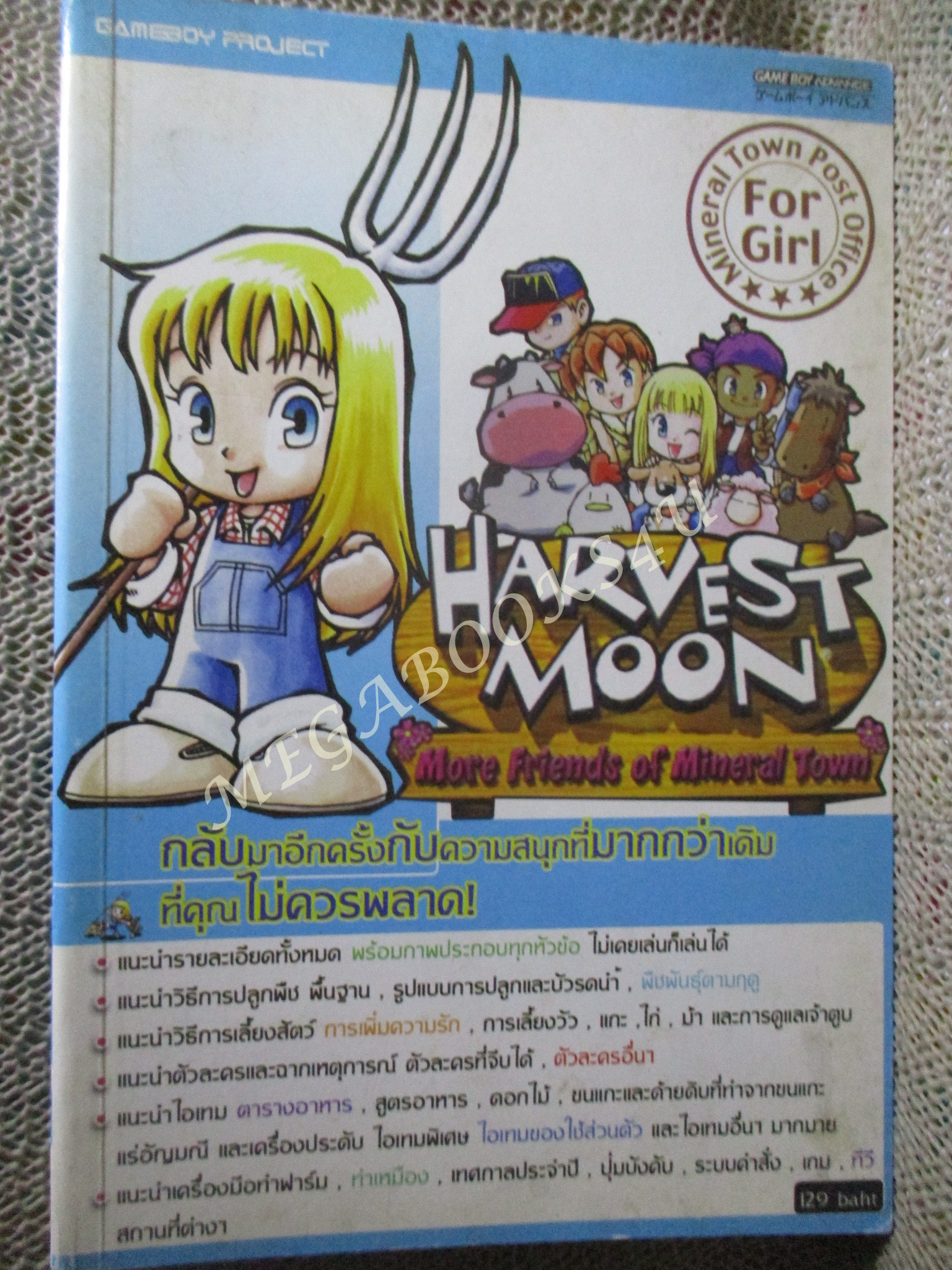 คู่มือเกมส์ HARVEST MOON more friends of mineral town