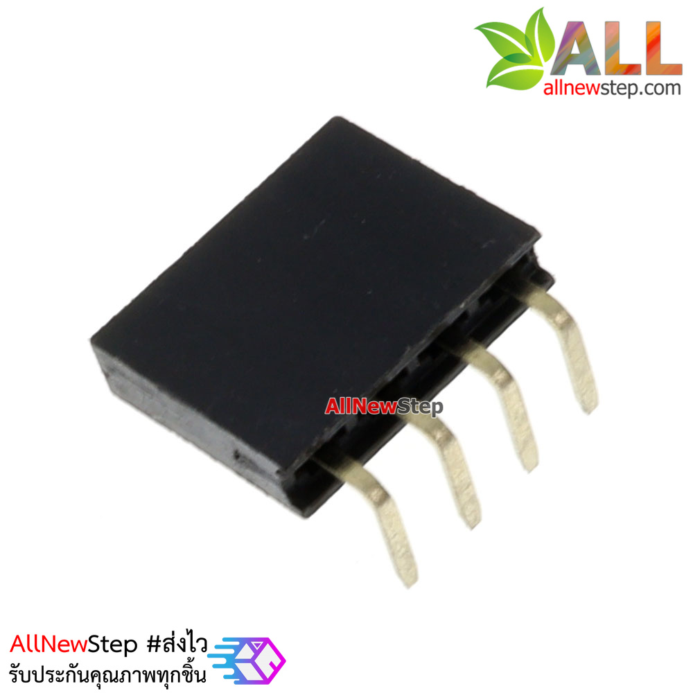 1x4 Pin 2.54mm Pin 90 degree Female Pin Header Connector