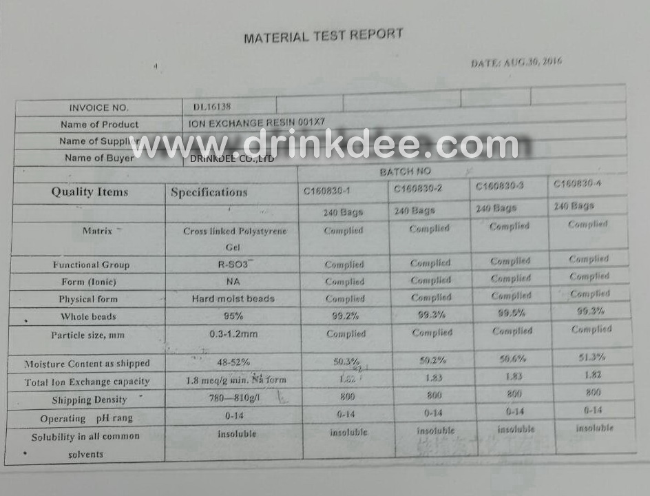 สารกรองเรซิ่น Pall Tech ECO