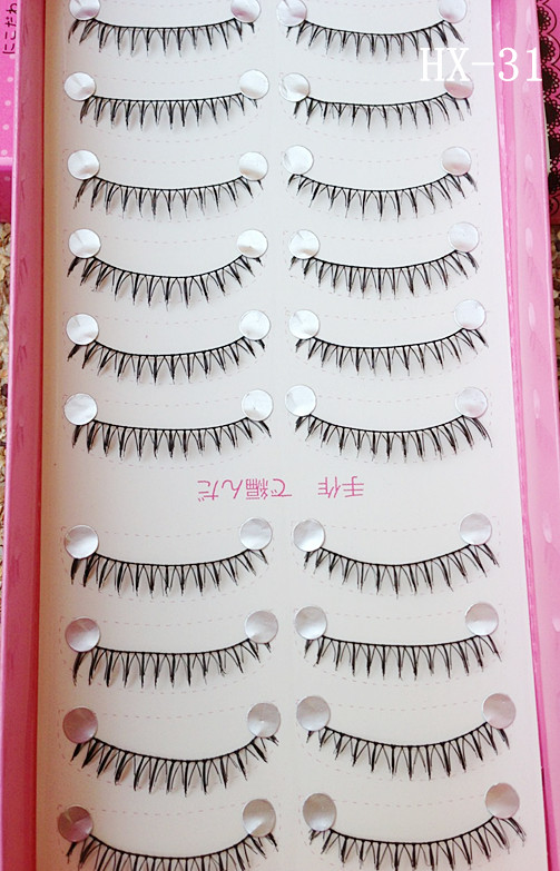 HX-31 ขนตาล่างเเกนด้าย (ราคาส่ง) ขั้นต่ำ 15 เเพ็ค คละเเบบได้