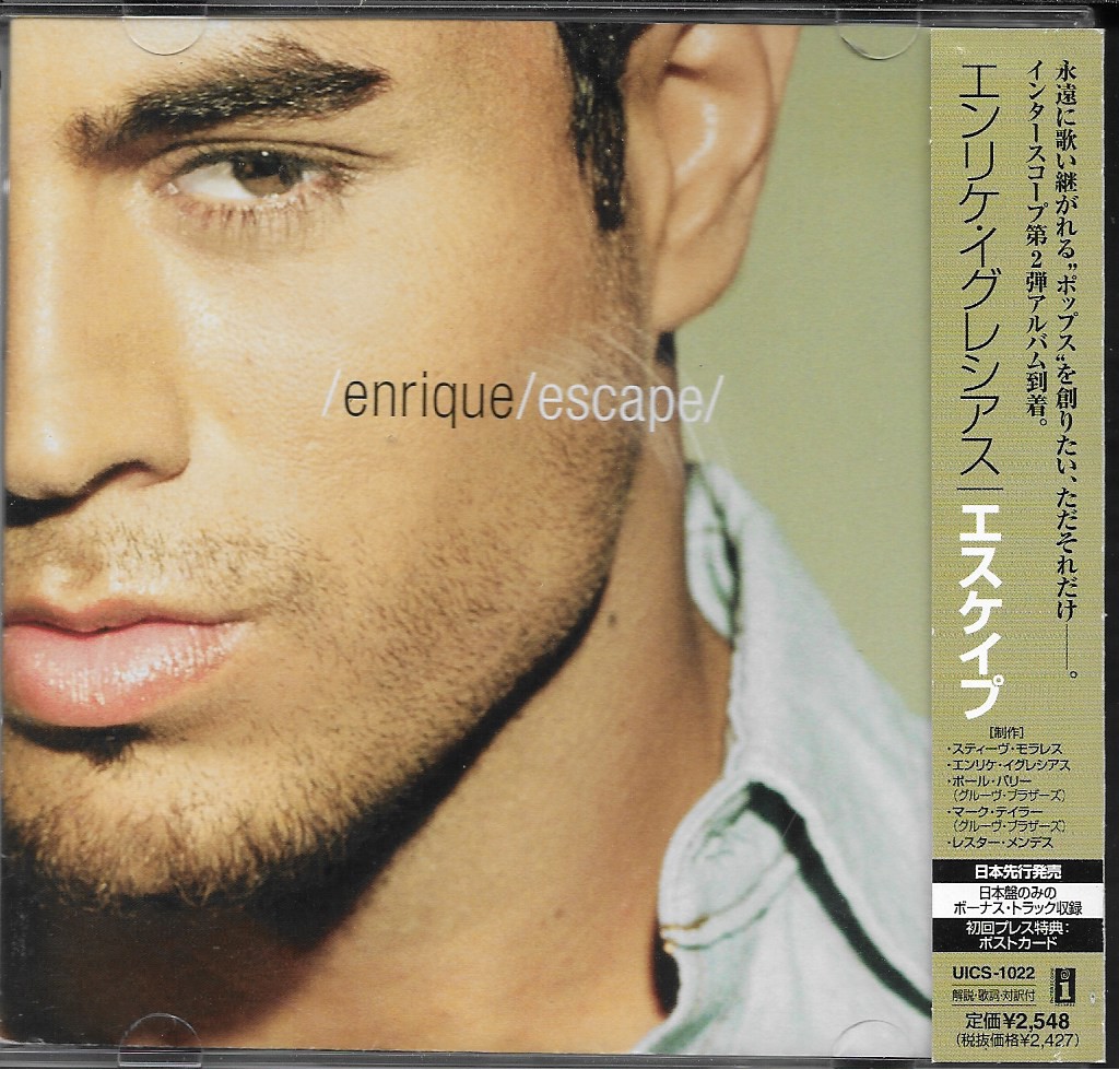 Used CD,Enrique Iglesias - Escape (C)(2001)(Japan)