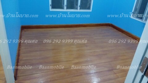 บ้านโมบาย ขนาด 6*7 เมตร (2ห้องนอน 2ห้องน้ำ 1ห้องรับเเขก)