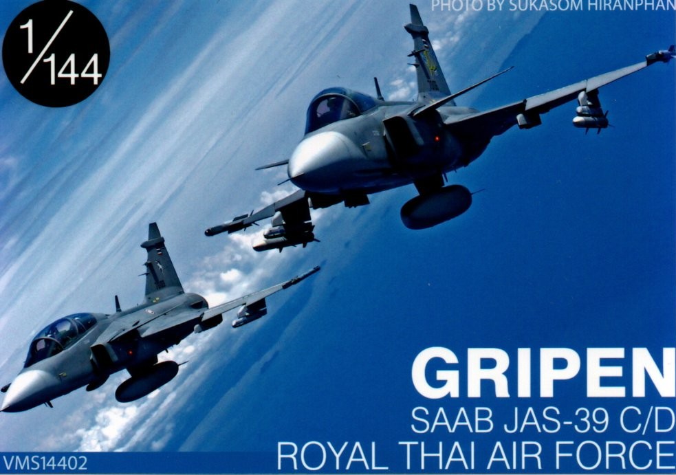 DECAL 1/144 GRIPEN SAAB JAS-39 C/D ROYAL THAI AIR FORCE