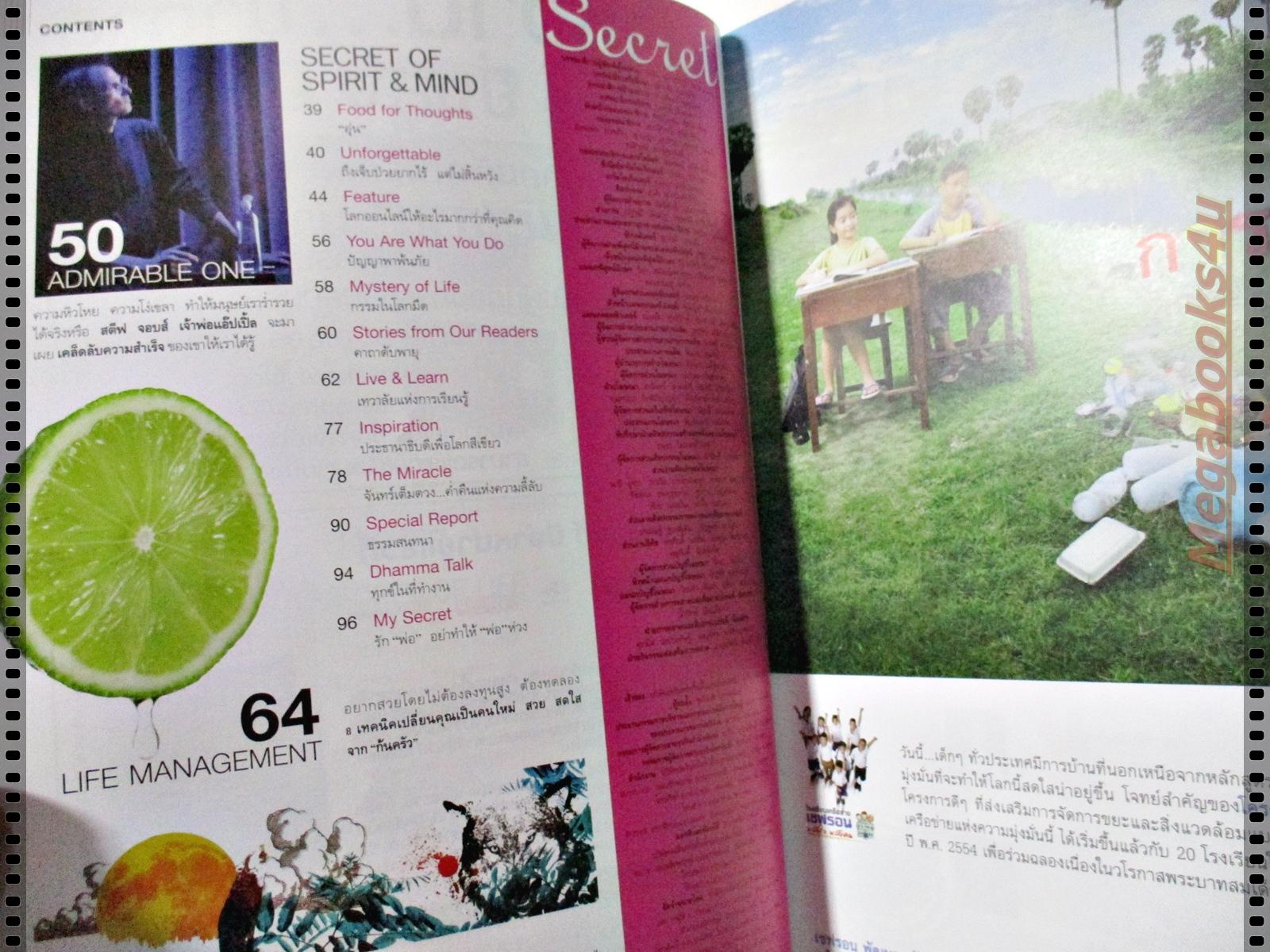 นิตยสารซีเคร็ต นิตยสารSECRET ฉบับที่035 ธันวาคม 2552 ปก แพนเค๊ก