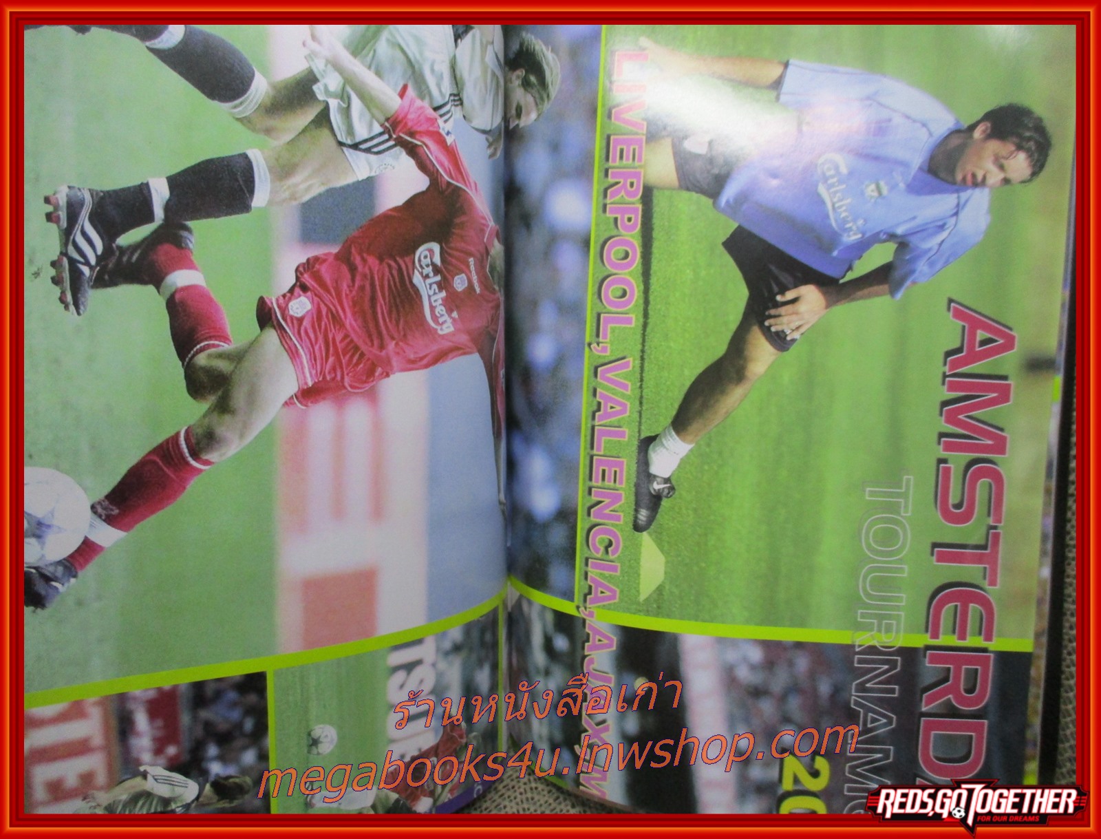 นิตยสารลิเวอร์พูลรายเดือน ฉบับที่73 ปี2544 มีโปสเตอร์ขนาดใหญ่