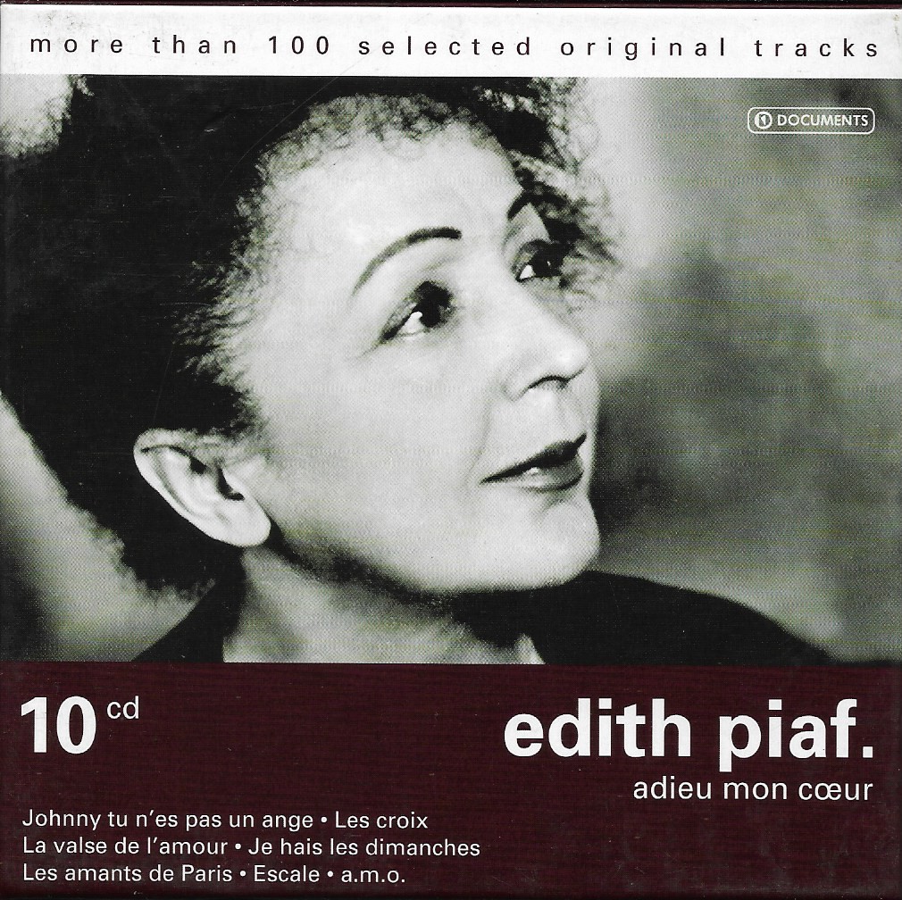CD,Edith Piaf - adieu mon cœur more than 100 selected original tracks (10CDs)