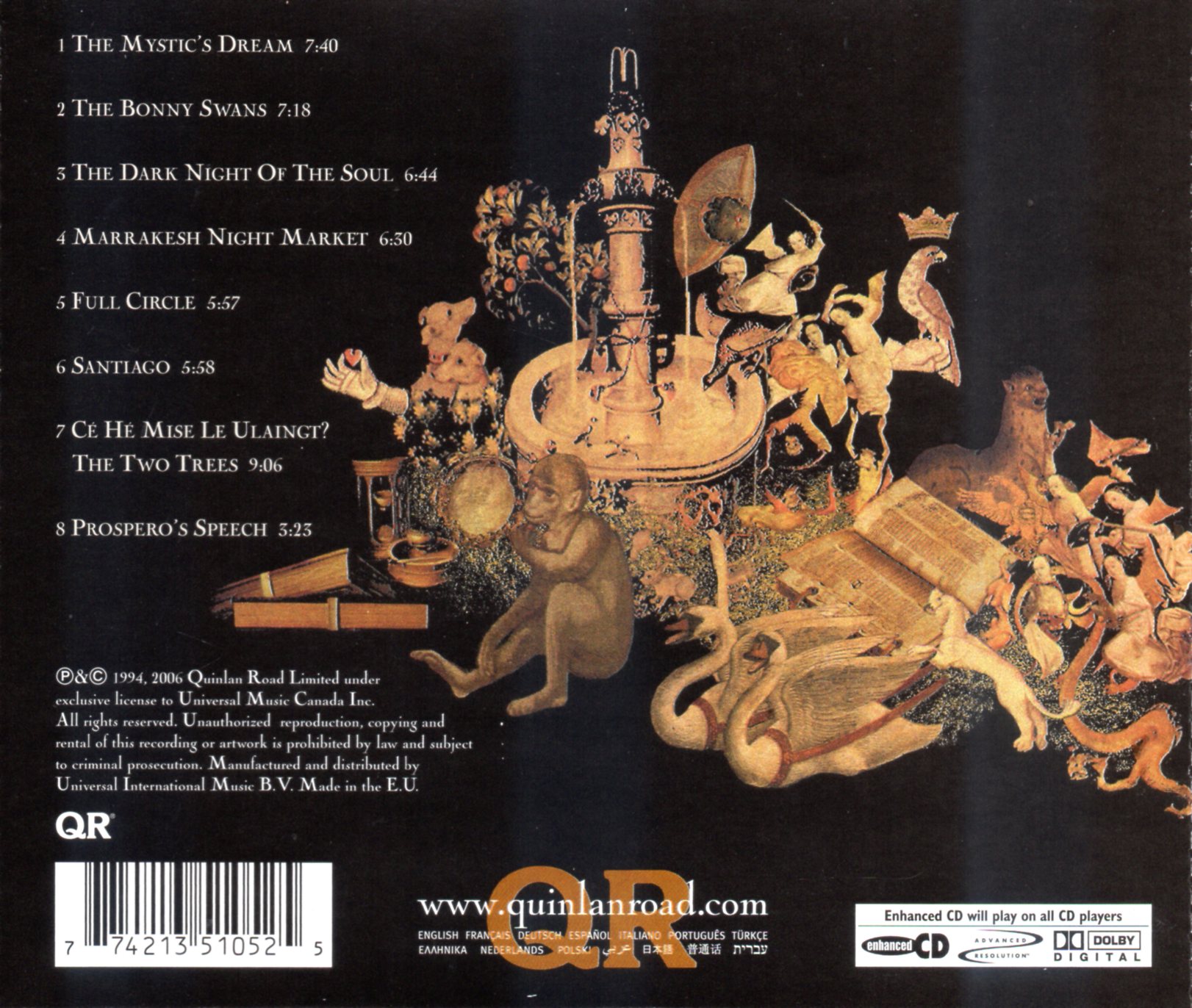 CD,Loreena Mckennitt - The Mask and Mirror (2006)(EU)