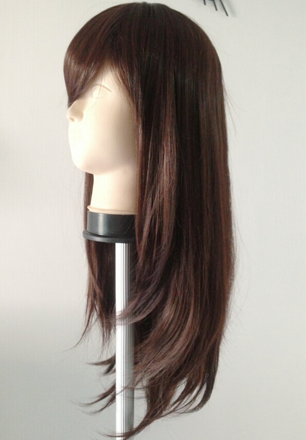 C1133 วิกผมตรง หน้าม้าปัด ปลายยาวสไลด์ ยาวกลางหลัง