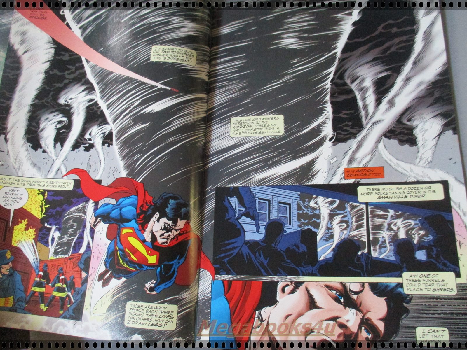 การ์ตูน DC comics การ์ตูนภาษาอังกฤษ ซุปเปอร์แมน SUPERMAN ฉบับที่ 057 ปี2539 ตอน THE MAN OF STEEL