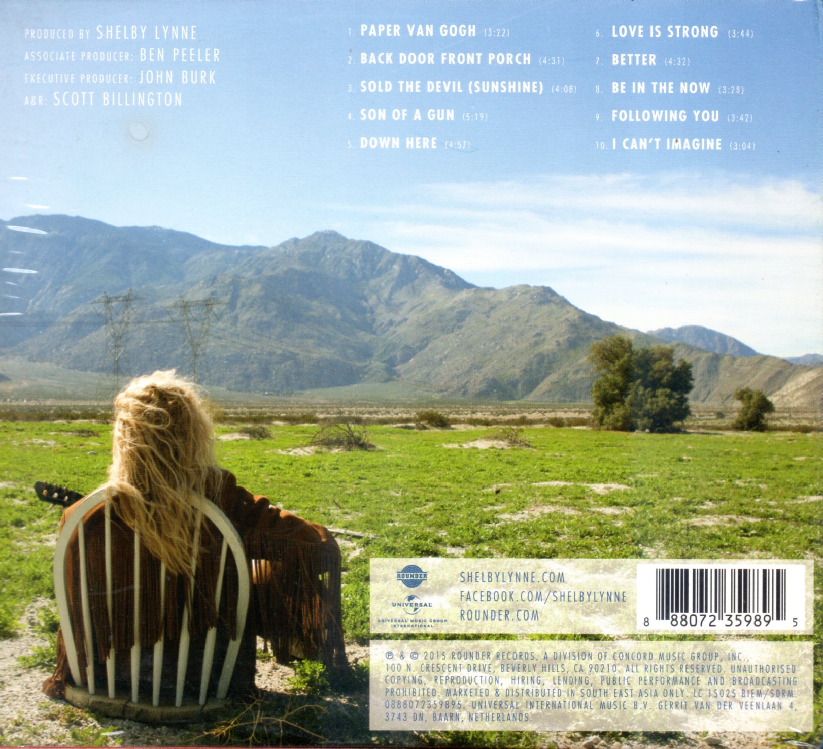 CD,Shelby Lynne - I Can't Imagine (2015)(Thai)