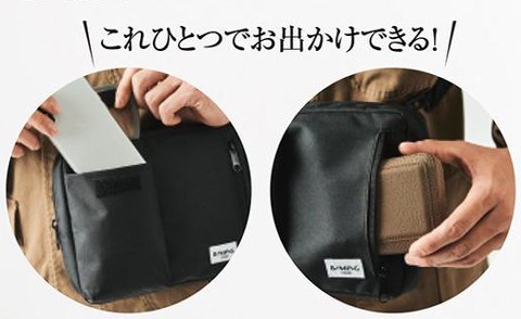 B:MING by BEAMS x MonoMaster กระเป๋าสะพายอเนกประสงค์ ที่ใช้ได้ 2 แบบ ทั้งสะพายและคาดเอว มีสายให้ 2 แบบ