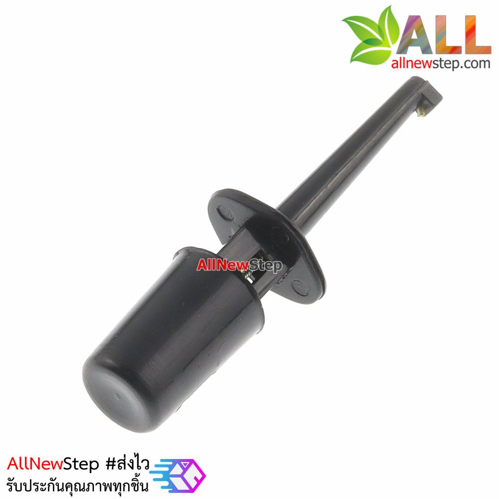 Hook test clip power test hook คลิปตะขอสายไฟทดสอบ สีดำ