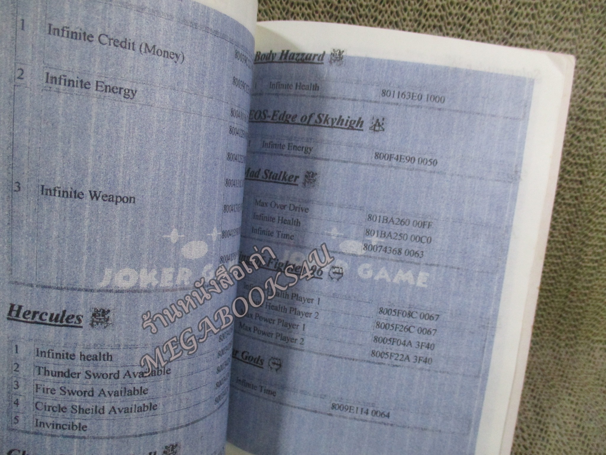 คู่มือเฉลยเกมส์ คู่มือสูตรอมตะ เล่ม07 / JOKER GAME / ตัวหนังสือ แข็งแรง สภาพภายในดี ปกมีรอยเปื้อนนิดหน่อย