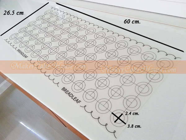 แผ่นซิลิโคนรองอบ ตัดขนาดตามถาดอบได้