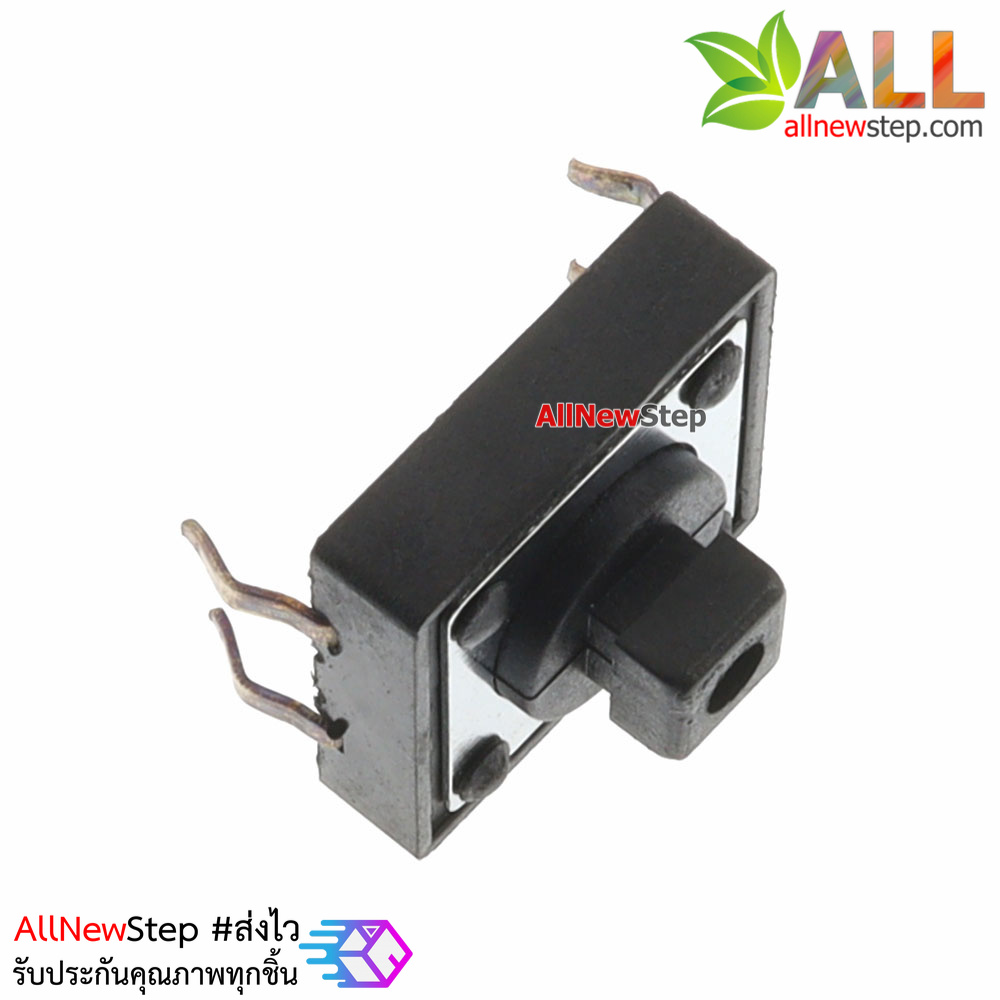 ไมโครสวิตช์ กดติดปล่อยดับ ขนาด 12x12x7.3mm หัวเหลี่ยม Micro switch tact switch button switch