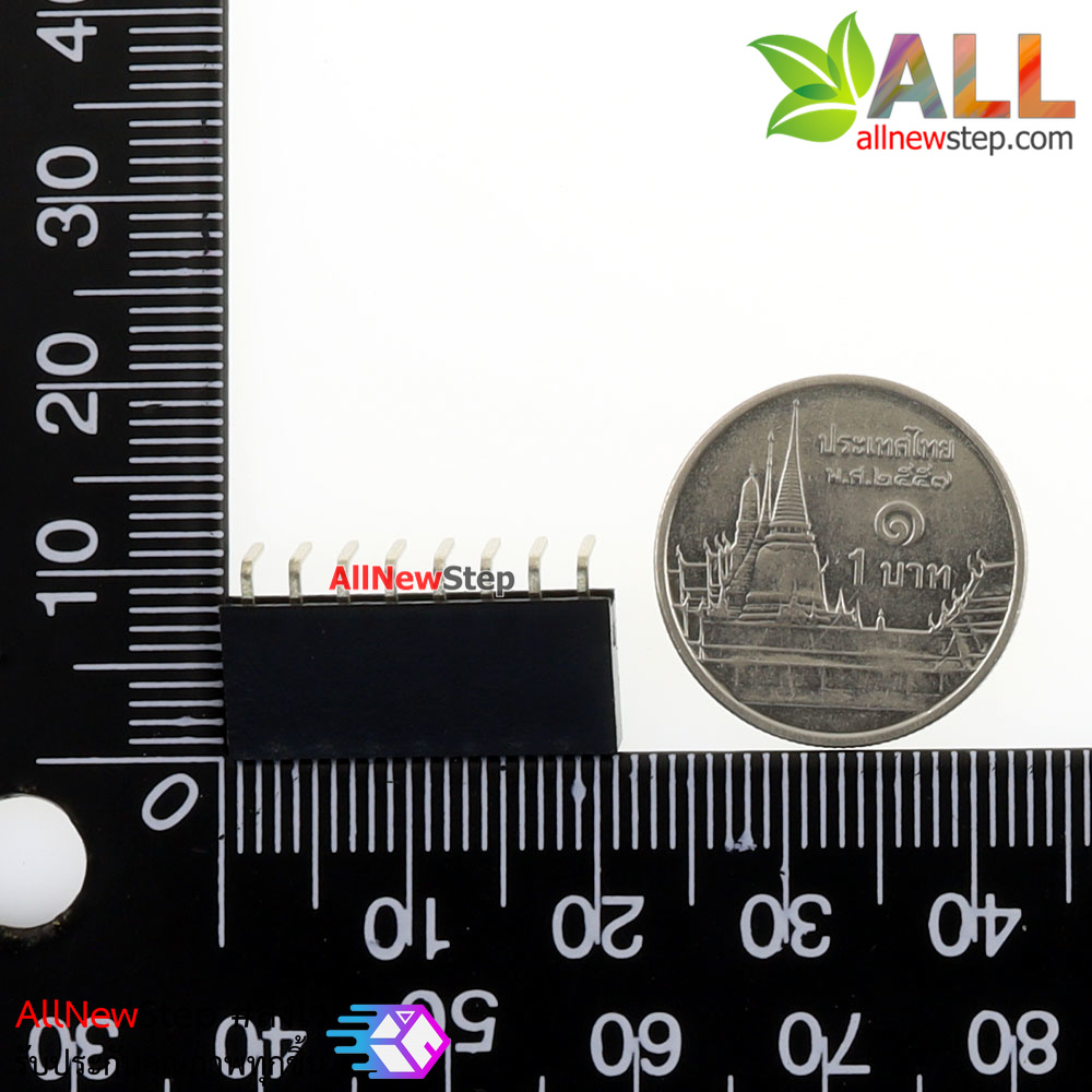 1x8 pin 2.54mm 90 degree Single Row Female Pin Header