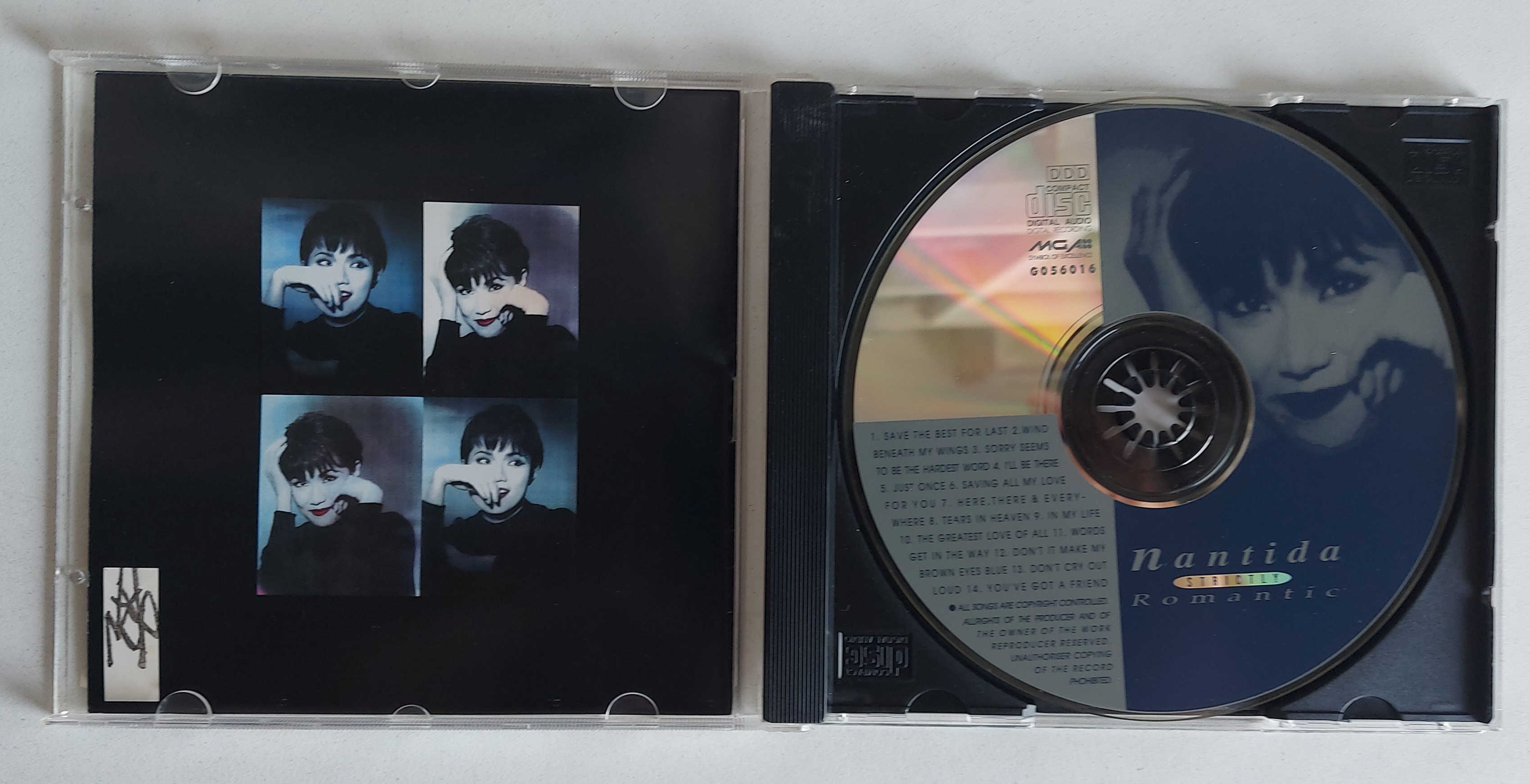 Used CD,นันทิดา แก้วบัวสาย - Nantida Strictly Romantic (Nantida Kaewbuasai)(A)(แผ่นหายาก)(2536)