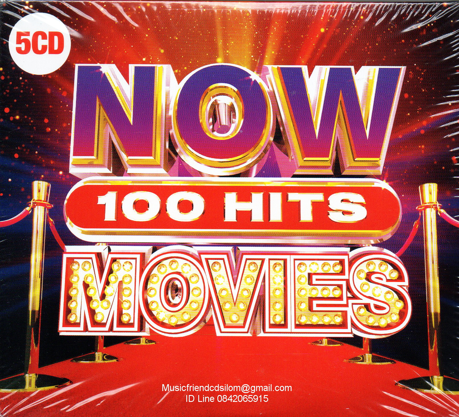 CD,Now 100 Hits Movies (5CD)(Various Artists)(EU)