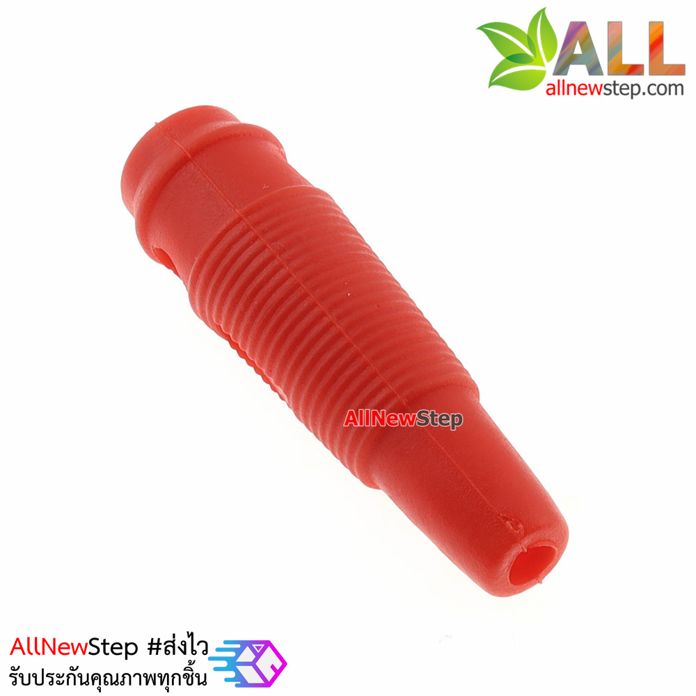 banana plug 4mm แจ๊กกล้วย banana jack 4mm ตัวผู้ สีแดง