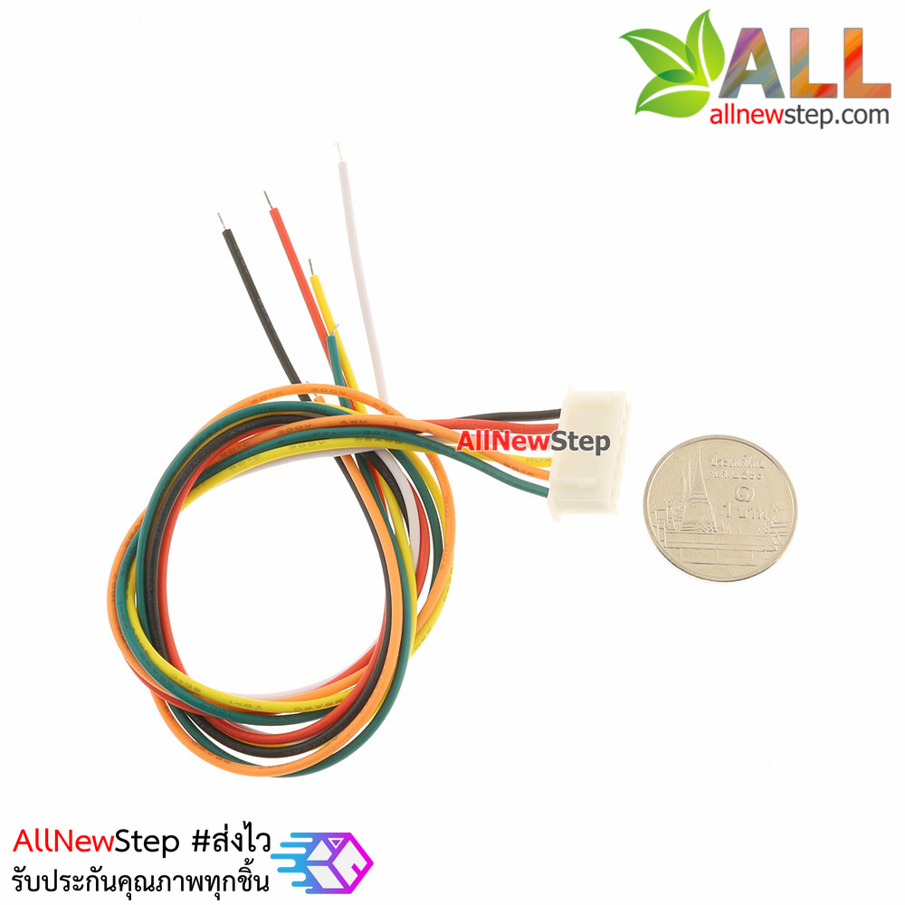 XH2.54 cable connector 2.54mm 6p ขั้วต่อคอนเน็กเตอร์ 2.54mm ตัวเมียพร้อมสายไฟยาว 30cm 6 เส้น