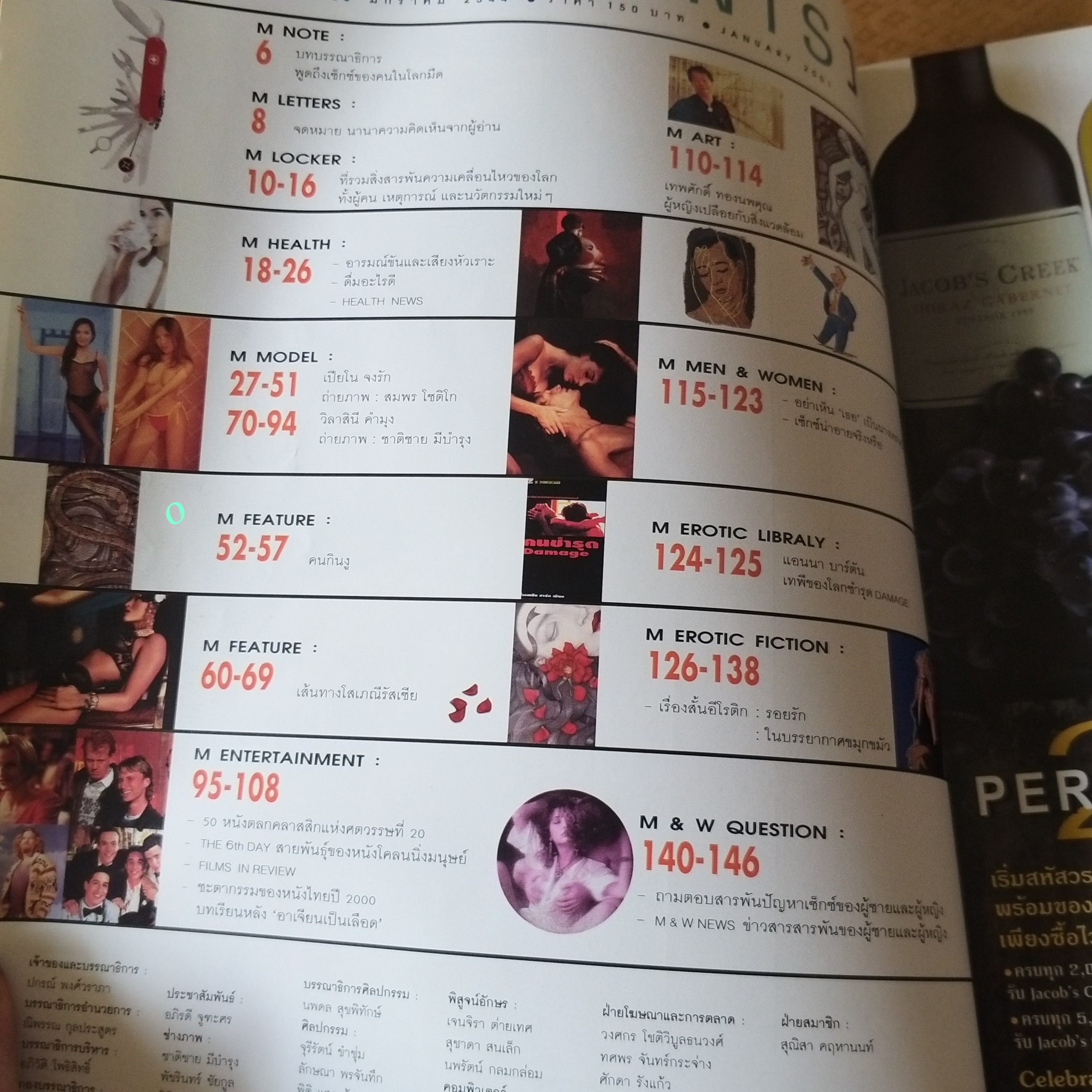 นิตยสารM MODERN LIFE MAGAZINE VOL.02 NO.23 ปี2544