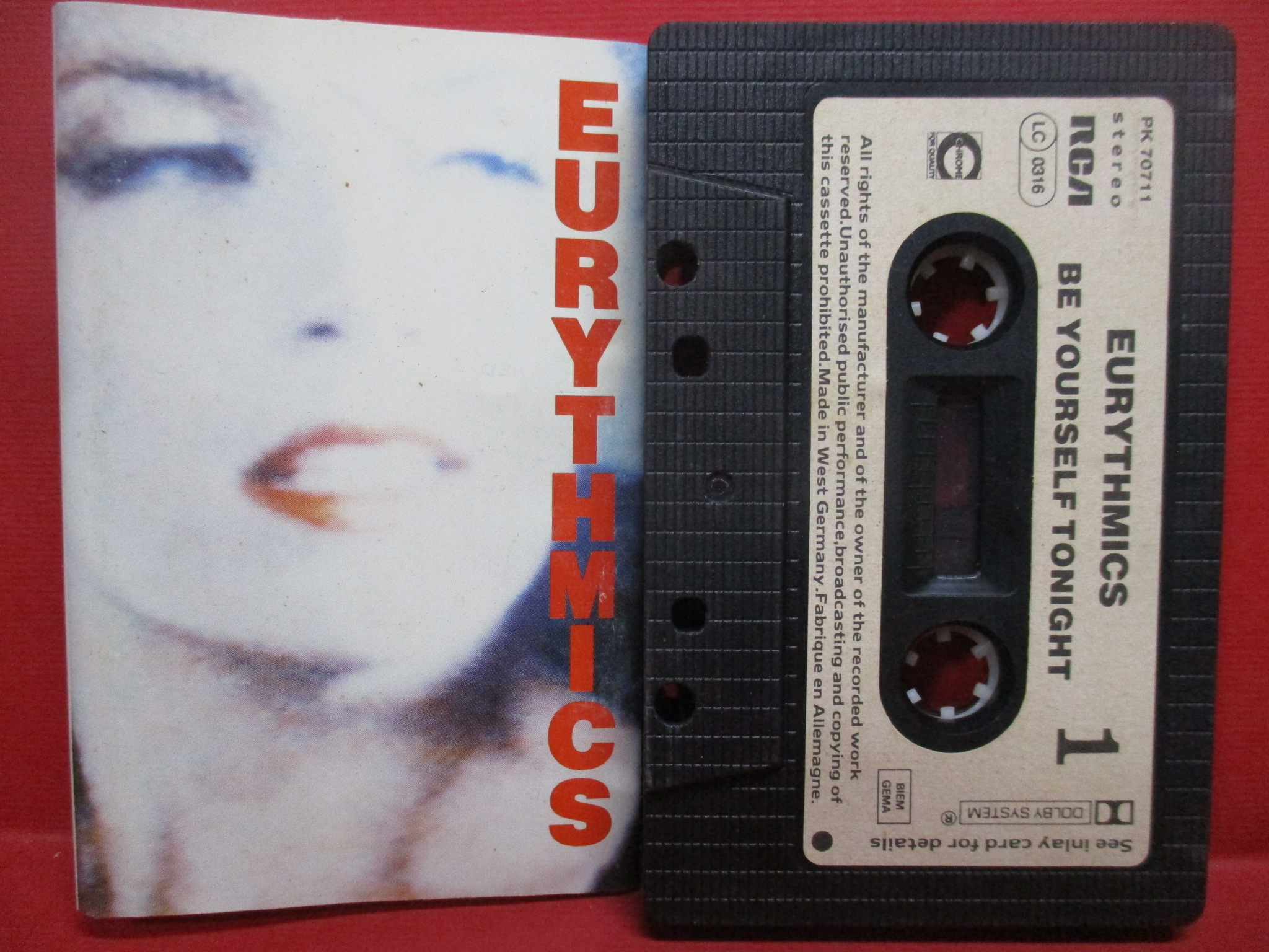 เทปเพลงสากล Eurythmics – Be Yourself Tonight