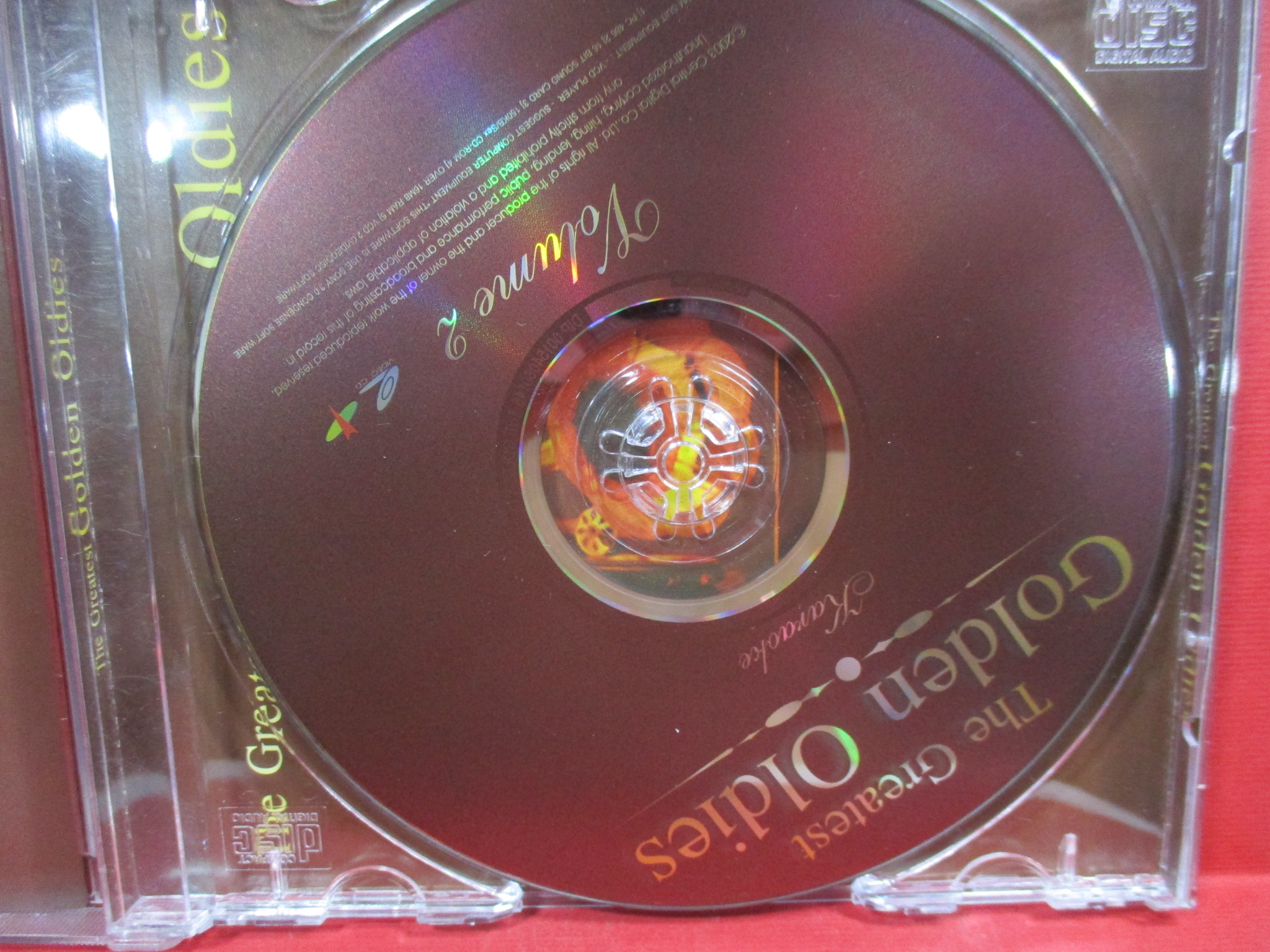 ซีดีเพลงสากล คาราโอเกะ THE GREATEST GOLDEN OLDIES /// ปกดี แผ่นมีรอยนิดเดียว