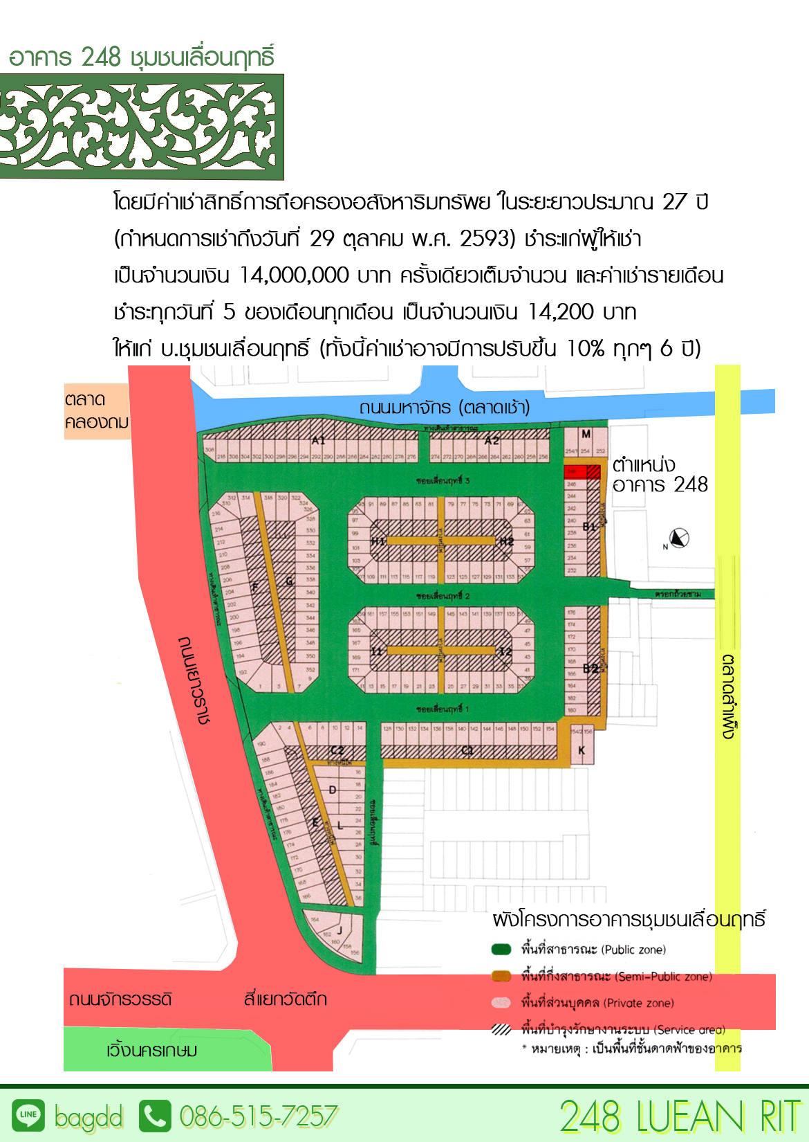 เซ้งสิทธ์พื้นที่ขายอาคารโบราณชุมชนเลื่อนฤทธิ์