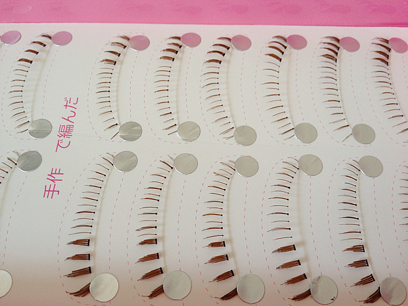 HX-18# ขนตาล่างเอ็นใส (ขายปลีก) เเพ็คละ 10 คู่