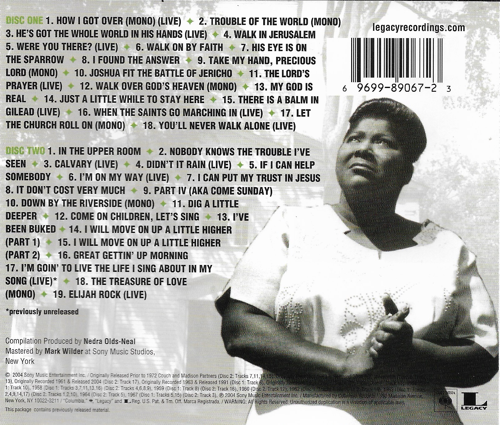 CD,Mahalia Jackson - The Essential Mahalia Jackson (2CD)(2004)