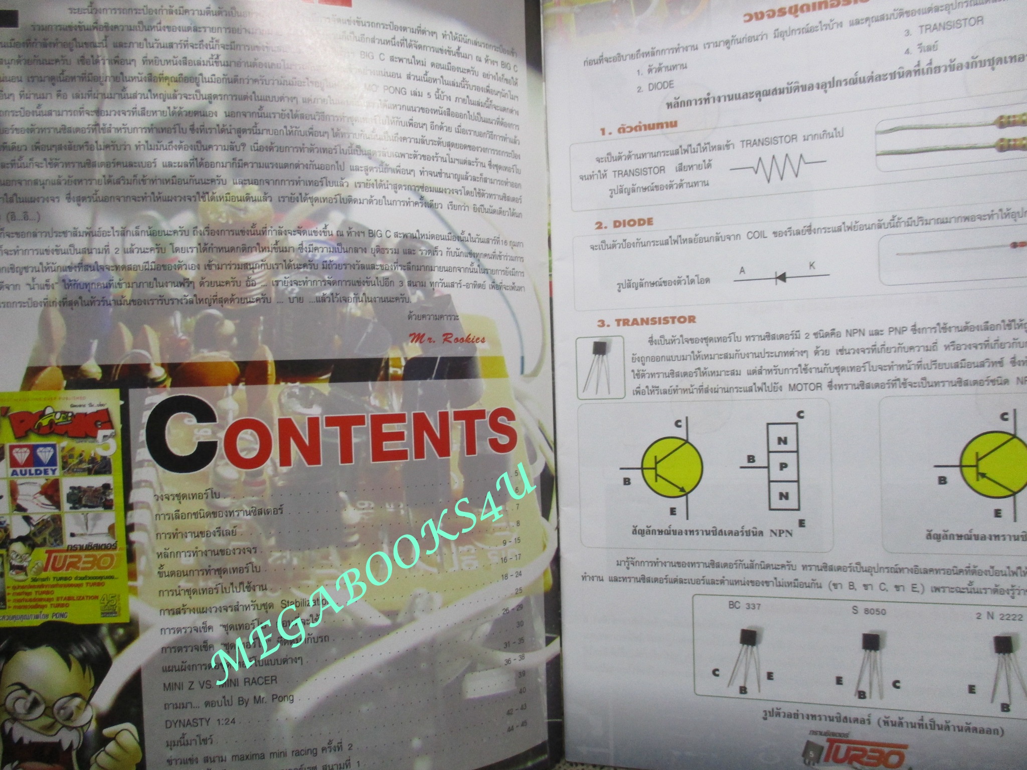 นิตยสารรถกระป๋อง โม...ป๋อง MO PONG ฉบับ ทรานซิสเตอร์ Turbo