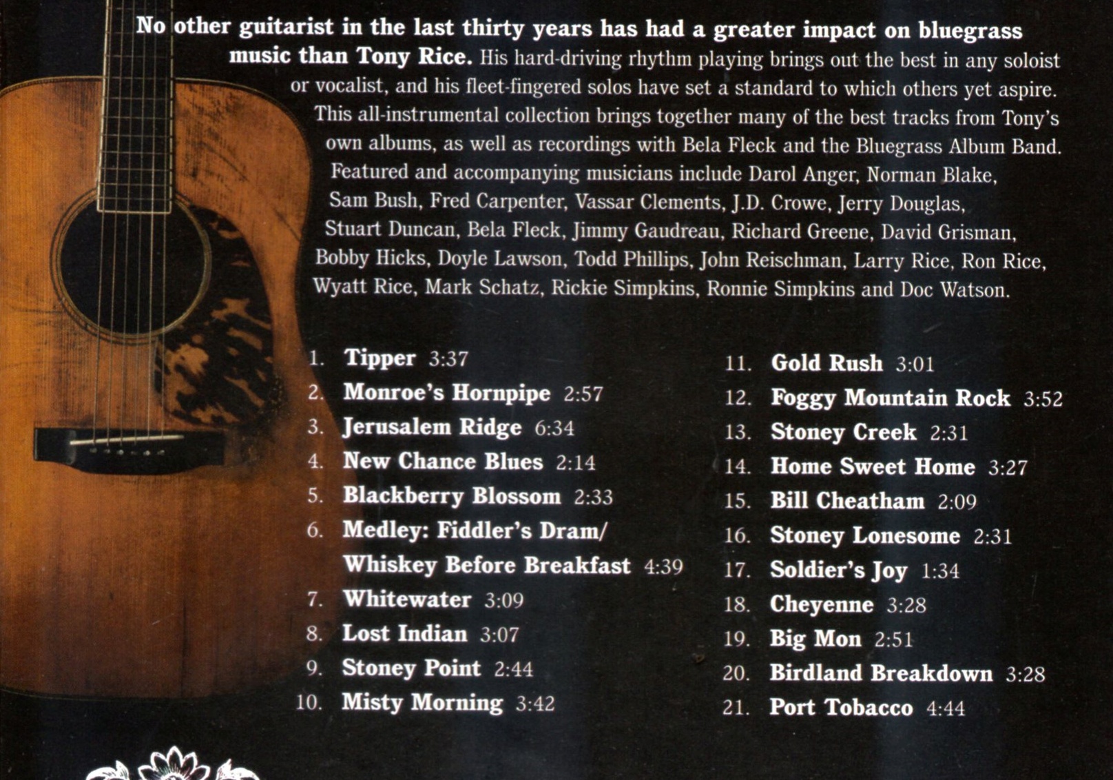 CD,Tony Rice - The Bluegrass Guitar Collection (2003)