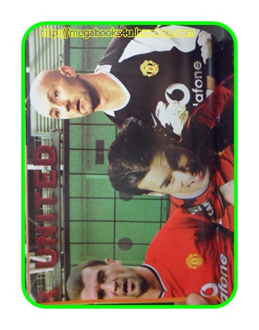 แมนเชสเตอร์ยูไนเต็ด SEASON BOOK 2002/2003 มีโปสเตอร์ BIG SIZE อยู่ครบ