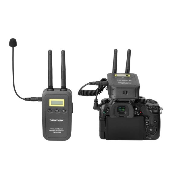 Saramonic UMIC-M2 compact goodsenneck microphone with locking 3.5mm connector for wireless transmitters camera audio recorders mixer & more