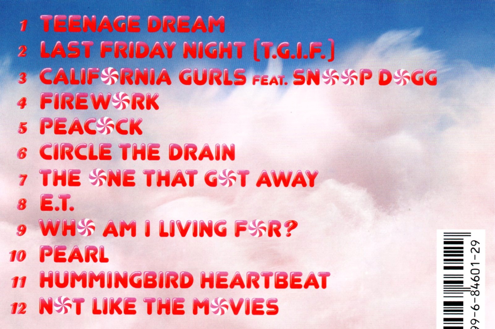 CD,Katy Perry - Teenage dream (2010)