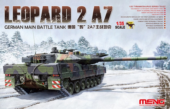 1/35 LEOPARD 2A7 GERMAN MAIN BATTLE TANK