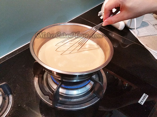 ขั้นตอนการทำไอศครีมโฮมเมดกาแฟอัลมอนต์ 6
