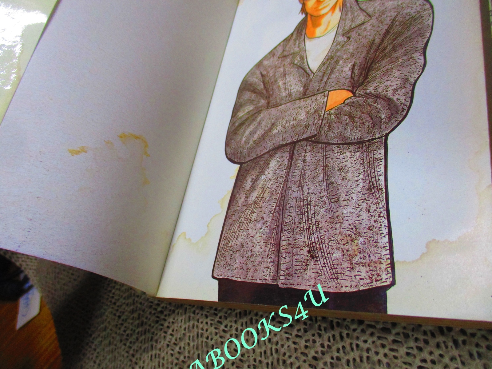 การ์ตูนบ้าน เรียกเขาว่าอีกา เล่ม06 โดยฮิโรชิ ทาคาฮาชิ สนพ.วิบูลย์กิจ (ครบชุด26เล่มจบ) มีคราบน้ำบริเวณเล่ม เปิดได้ตามปกติ